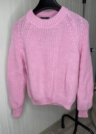 Женский вязаный свитер в цветах жіночий теплий светр5 фото