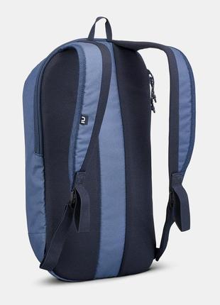 Туристичний рюкзак quechua arpenaz 10л 40 х 22 х 15 см синій5 фото