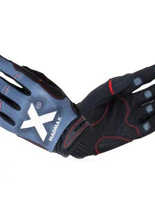 Перчатки для фитнеса mxg-102 xl черно-серо-белый (07626008)