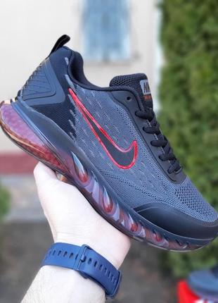 Мужские кроссовки nike max advantage 2 темно серые с красным скидкой sale &lt;unk&gt; smb1 фото