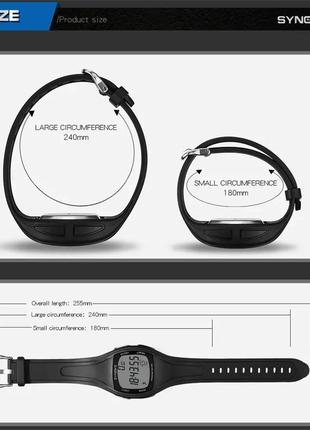 Мужские спортивные часы с шагомером synoke 91055 фото