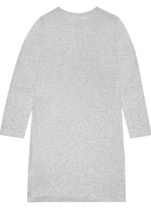 Ночная рубашка хлопковая з принтом для женщины esmara 369994 l серый3 фото
