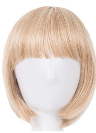 Перука блондинки рівна каре unicorn 28 см блонд