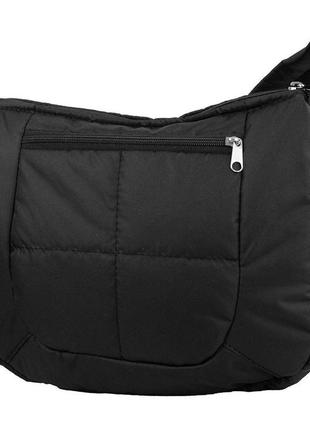 Жіноча повсякденна сумка шопер тканинна eterno чорна get107-22 фото