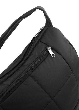 Жіноча повсякденна сумка шопер тканинна eterno чорна get107-27 фото