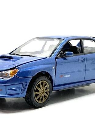 Металева машинка subaru impreza 1:24