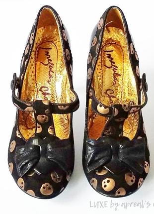 Готические винтажгые туфли с черепами irregular choice2 фото