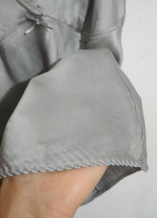 100% шёлк фирменная базовая шелковая майка в бельевом стиле качество!!!9 фото