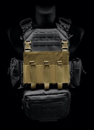 Плакард койот cordura original 1000 den на 3 магазини з фастексами, краща якість, оригінал ua