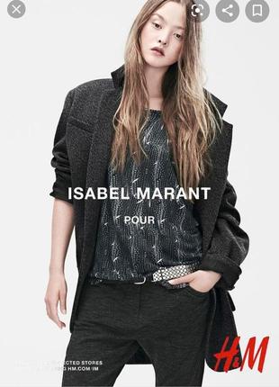 Футболка льняная isabel marant h&m 165/88a