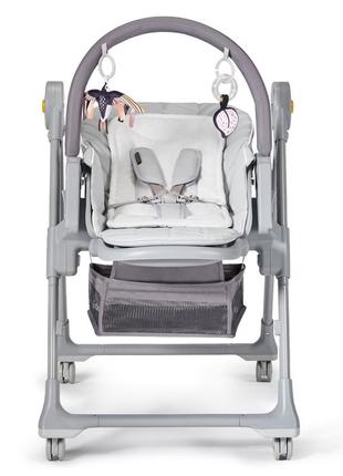 Стільчик для годування kinderkraft lastree grey (khlast00gry0000)4 фото