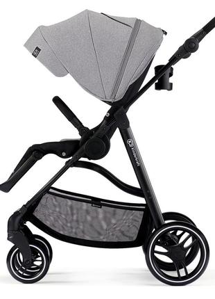 Прогулочная коляска kinderkraft vesto gray (ksvest00gry0000)3 фото