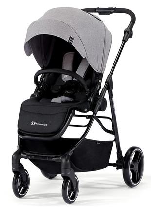 Прогулочная коляска kinderkraft vesto gray (ksvest00gry0000)1 фото