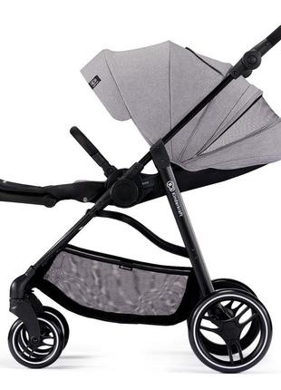 Прогулочная коляска kinderkraft vesto gray (ksvest00gry0000)6 фото