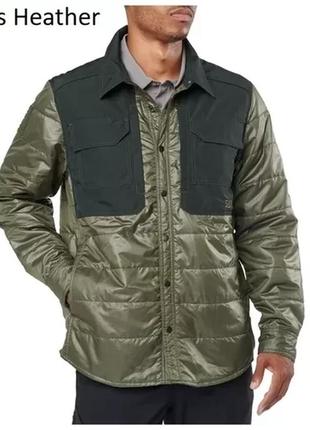 Куртка-сорочка 5.11 peninsula jacket shirt moss htr