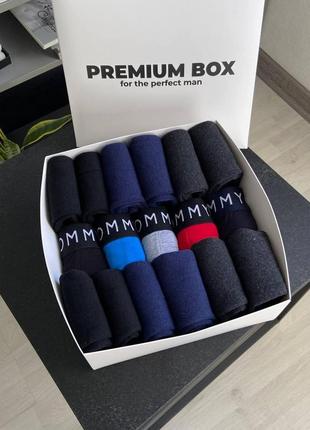 Premium box th (5 шт трусів + 12 пар шкарпеток махра)