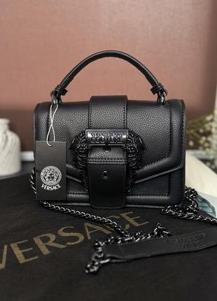 Женская сумка. черная женская сумка versace1 фото