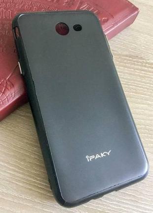 Чорний tpu чохол-накладка ipaky для samsung galaxy j7 2017 j720 (us version)