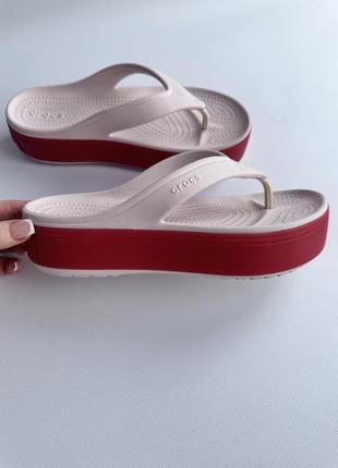 Босоніжки, шльопанці, шльопанці crocs platform