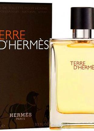 Terre d'hermes eau de toilette 100ml тестер