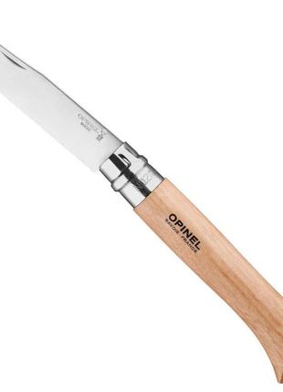 Кухонний ніж складаний зубчастий opinel no.12 "inox natural" (002441) нержавіюча сталь