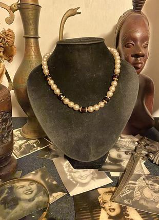 🇬🇧great britain. винтажное ожерелье с жемчужинами.