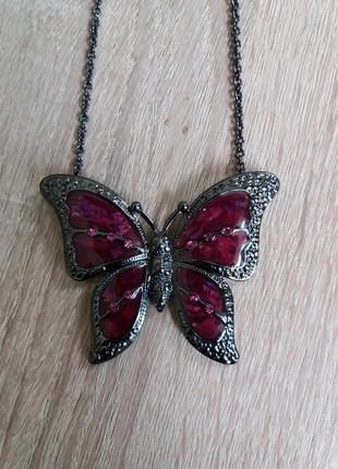 Кулон подвеска бабочка от m&s