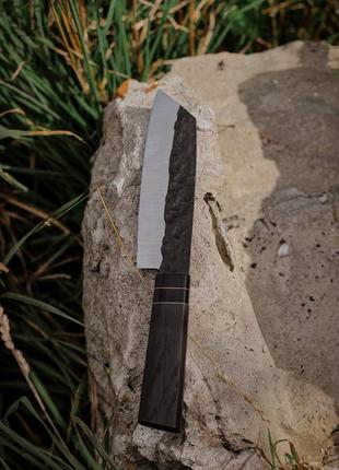 Нож ручной работы «сантоку #8» из кованой 95х18/59-60 hrc.
