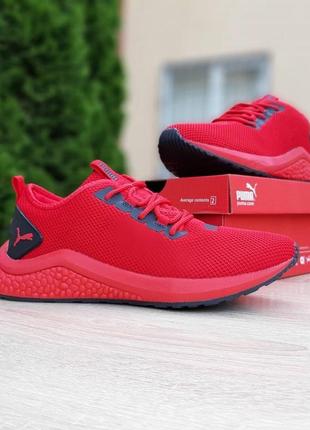 Чоловічі кросівки puma hybrid червоні знижка sale | smb