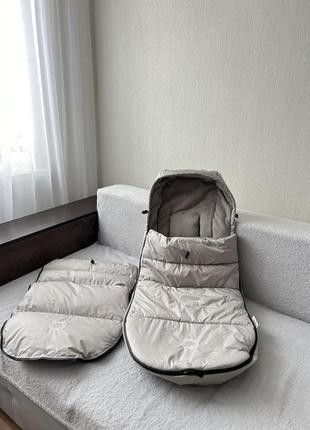 Универсальный спальный конверт bugaboo high performance misty grey