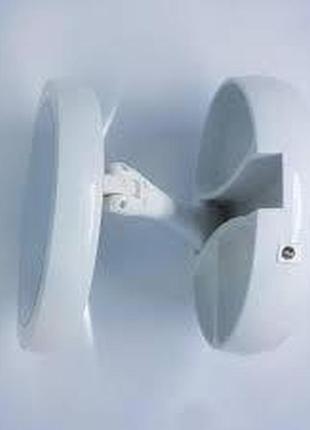 Дзеркало настільне з підсвічуванням led my fold away mirror складне для макіяжу кругле біле4 фото