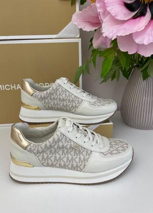 Кроссовки брендовые michael kors monique logo оригинал