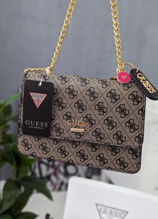 Сумка клатч guess на три відділення