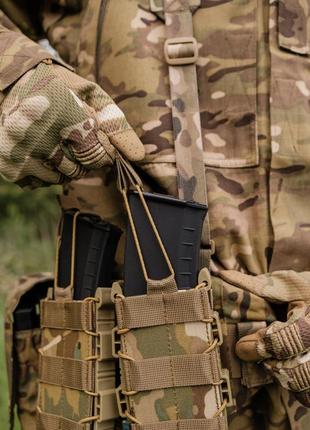 Жесткий усиленный тактический подсумок kiborg gu single mag pouch multicam8 фото