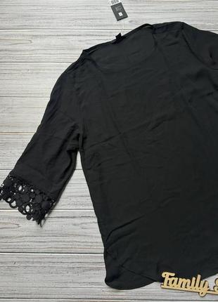 Женская блуза, черная туника, батал, euro 50, esmara, германия5 фото