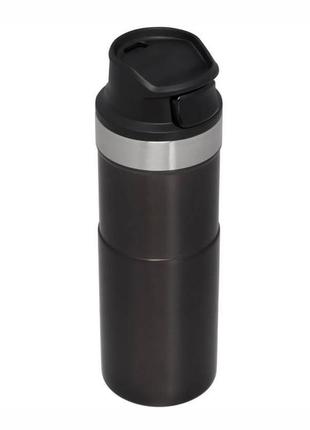 Термокружка stanley® trigger-action travel mug 16 oz. charcoal glow2 фото