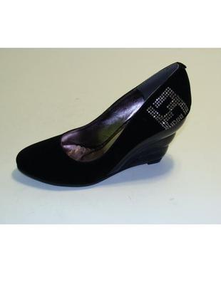 Туфли лодочки классические женские замшевые / искусственная замша - распродажа 35 36 38 39 40 р