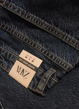 Шикарные широкие джинсы от zara7 фото