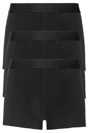 Комплект труси-боксери з 3 штук, розмір xl, колір чорний