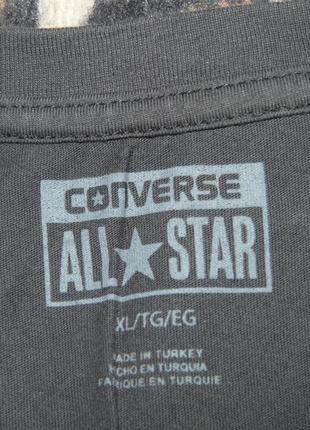 Майка футболка converse all star принт, унисекс ,100%  коттон3 фото