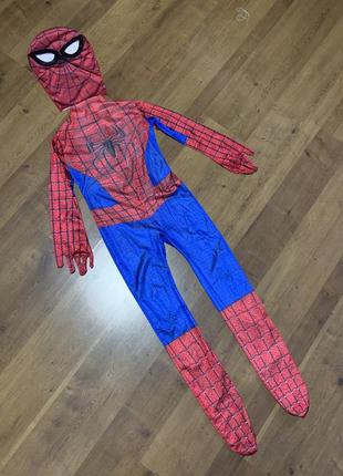 Человек паук спайдермен зентай вторая кожа костюм карнавальный2 фото