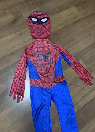 Человек паук спайдермен зентай вторая кожа костюм карнавальный4 фото