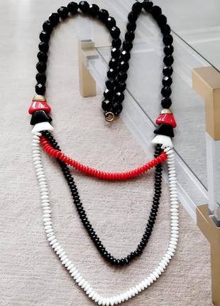 Намисто чешське вінтаж буси вінтажні колекційне кольє