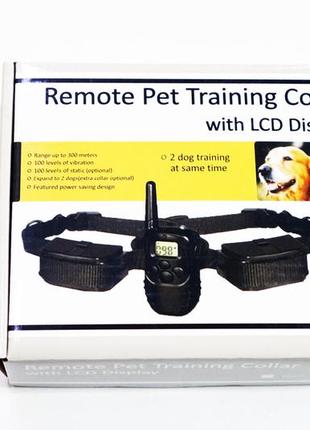 Електронний нашийник для тренування собак dog training dr7 фото