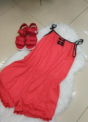 Ромпер комбинезон красный
