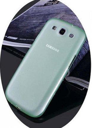 Ультратонкий салатовый чехол samsung galaxy s3 и s3 duos