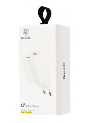 Сзу baseus wall charger qc3.0 (ccall-bx)3 фото