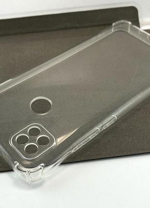 Чохол на Xiaomi redmi note 8t, redmi 10a накладка бампер military shock силіконовий прозорий