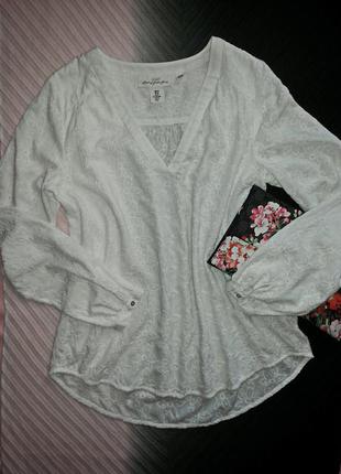 Шикарная белая блуза, рубашка с вышивкой, удлиненная спинка2 фото