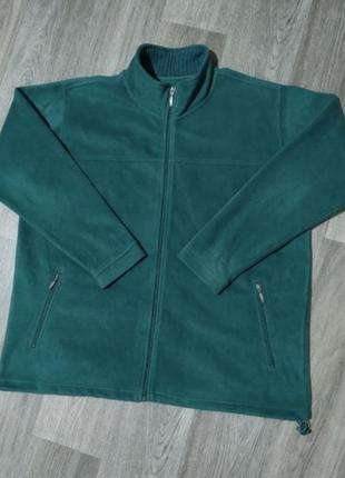 Мужская флисовая куртка / james pringle / толстовка / зелёная кофта на молнии / мужская одежда / чоловічий одяг / ветровка